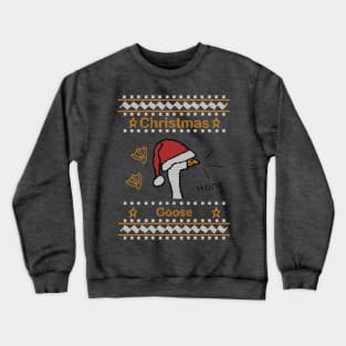 Christmas Goose Knitted Ugly Sweater Crewneck Sweatshirt